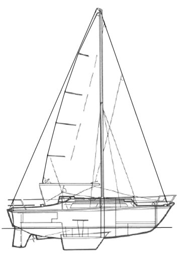 Drawing of Colvic Sailor 26