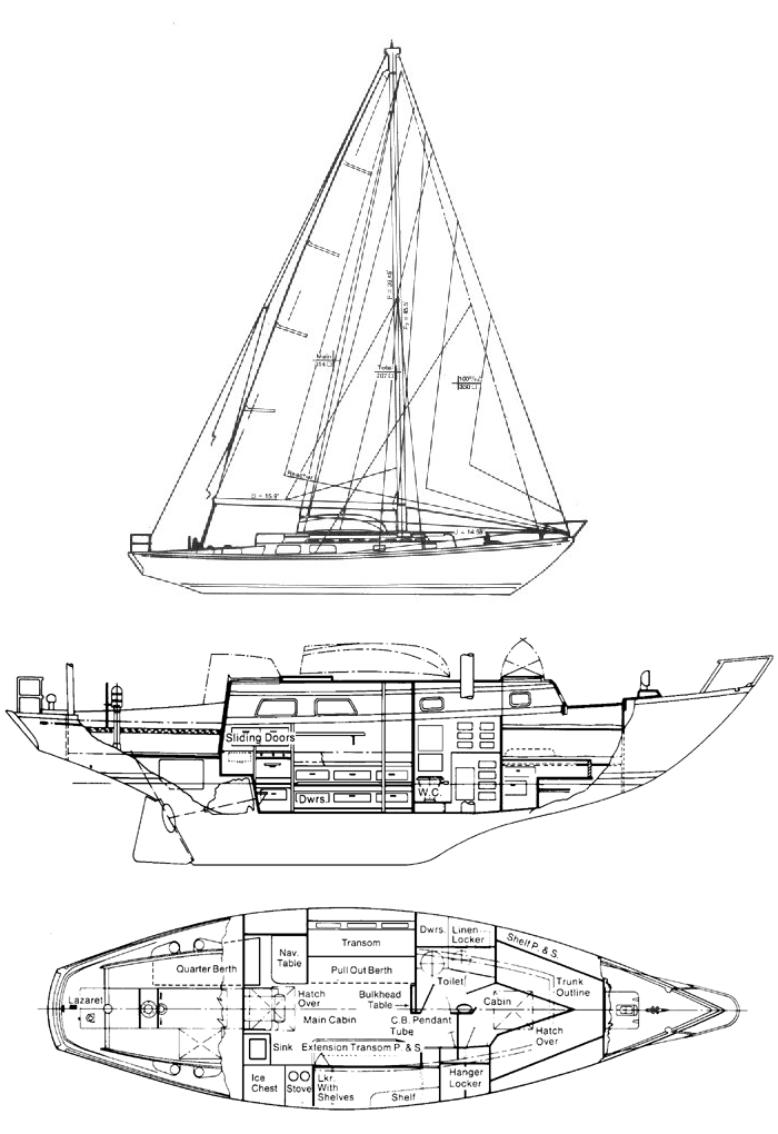 Drawing of Bristol 40