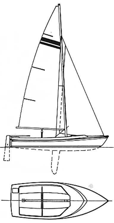 Drawing of Gloucester 18 (Whitecap)