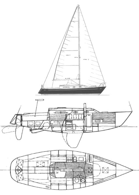 Drawing of Clearwater 35