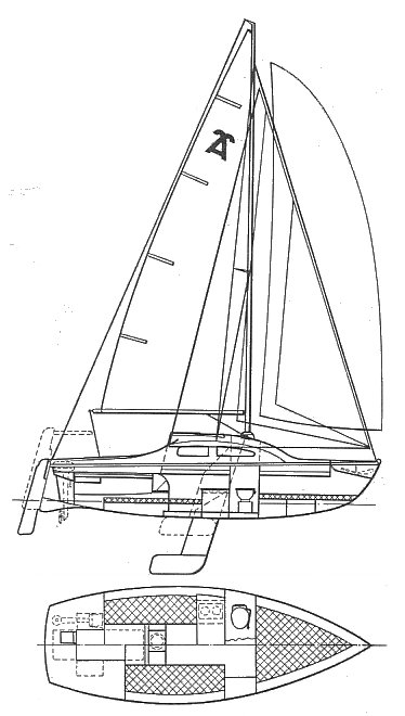 Drawing of Anderson 22