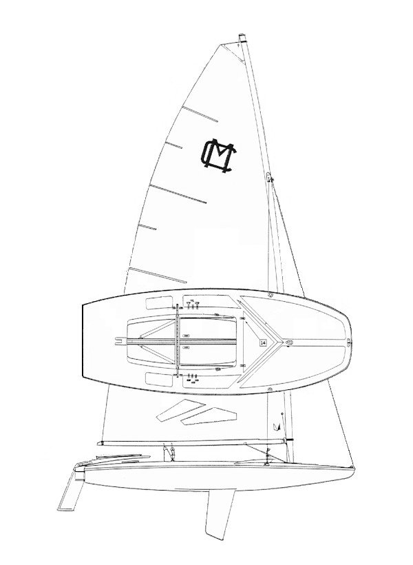 Drawing of MC Scow