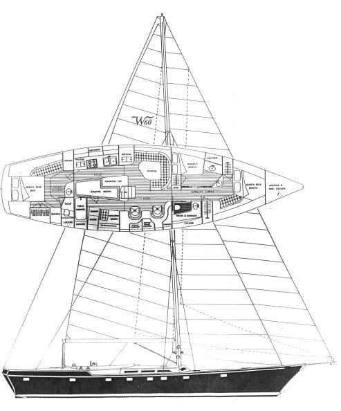Drawing of Windship 60