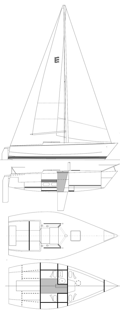 Drawing of E Boat (Everitt)