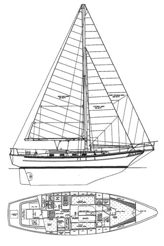 Drawing of Cabo Rico 38