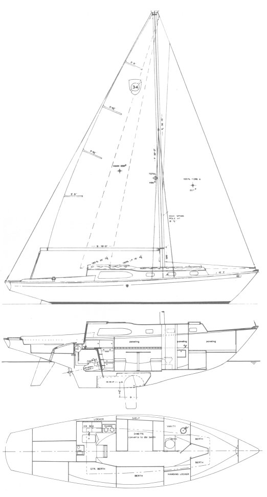 Drawing of Columbia 34