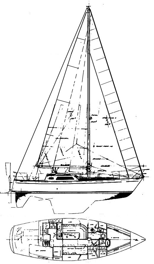 Drawing of Mariner 39 (Perry)