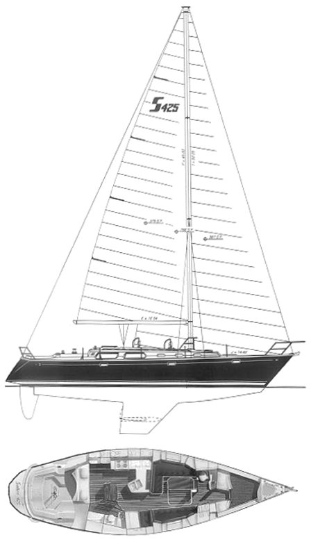 Drawing of Sabre 425