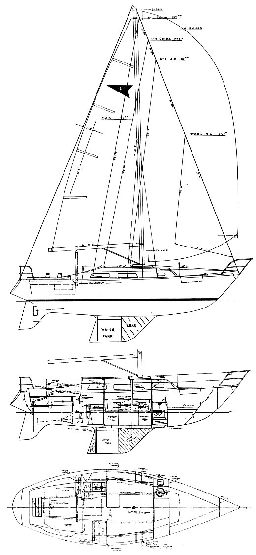 Drawing of Easterly 30 (Smith)