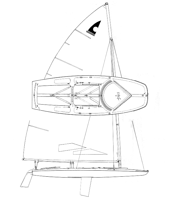 Drawing of C Scow