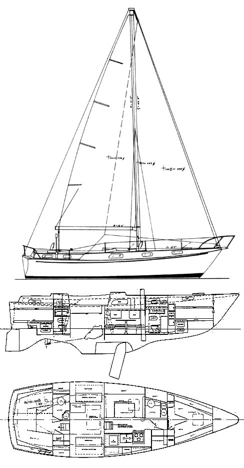 Drawing of Pearson 390