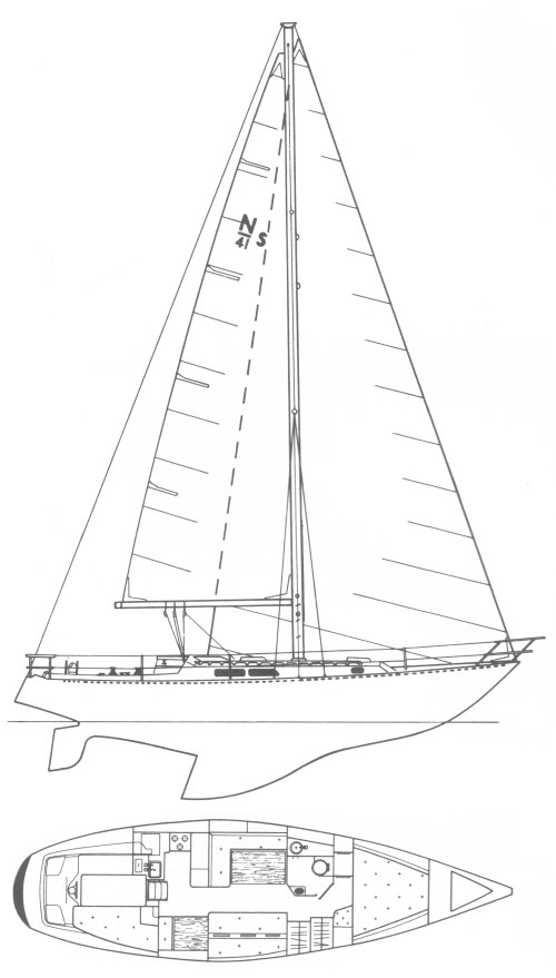 Drawing of Newport 41S