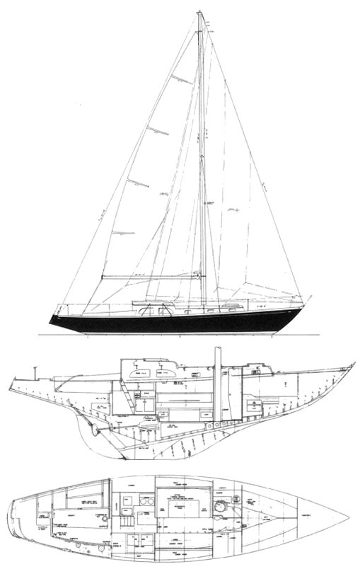 Drawing of S&S 40 (1964)