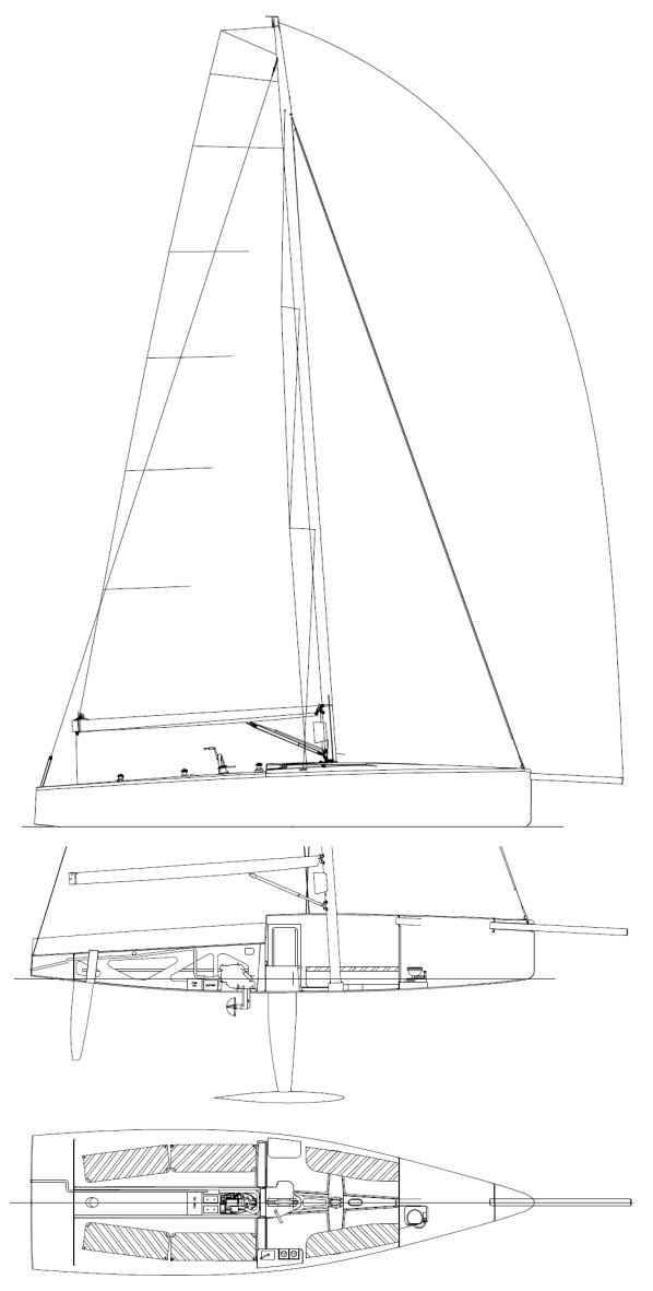 Drawing of Farr 400