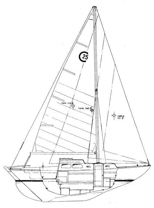 Drawing of Whitby Continental  25