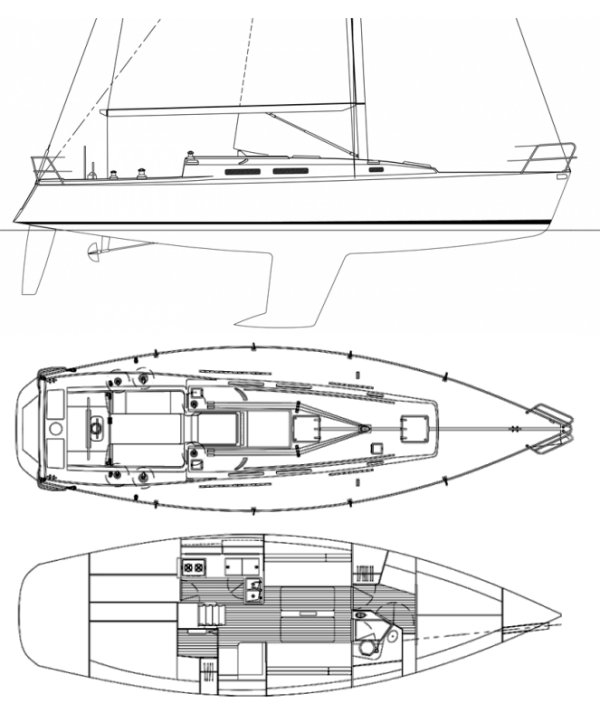 Drawing of J/120