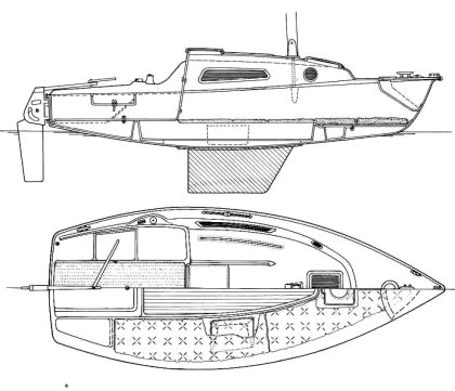 Drawing of Flying Cruiser B