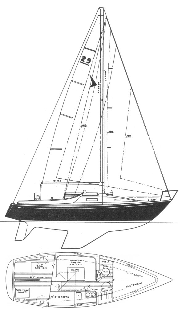 Drawing of Seafarer 29