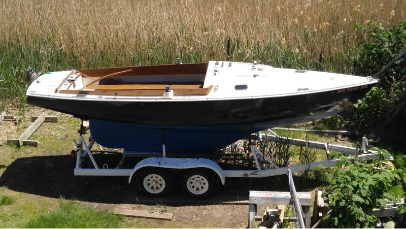 ensign sailboat trailer
