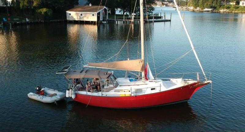 25 ft bayfield sailboat