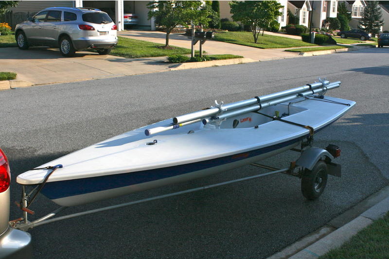 13 ft laser sailboat