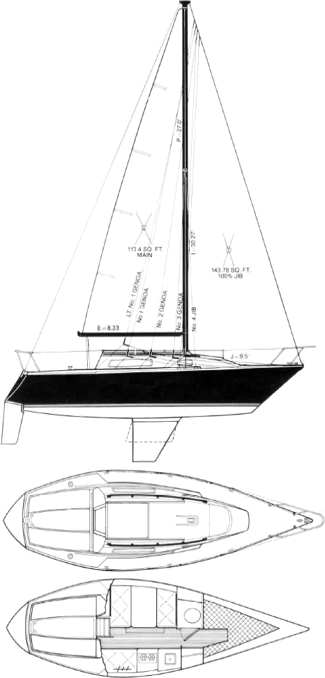 1978 bayliner buccaneer sailboat