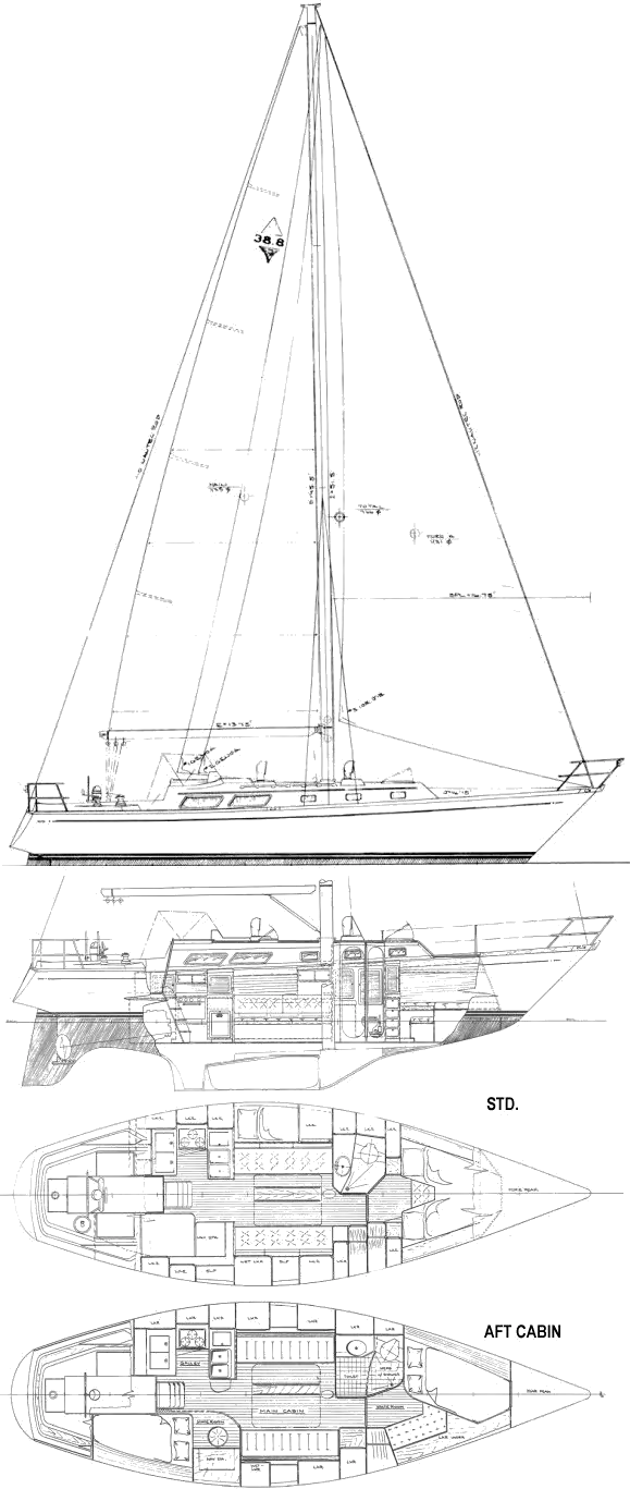 Drawing of Bristol 38.8