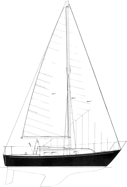 Drawing of Newport 28