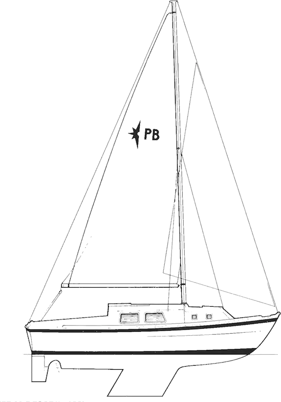 Drawing of Westerly Pembroke 26