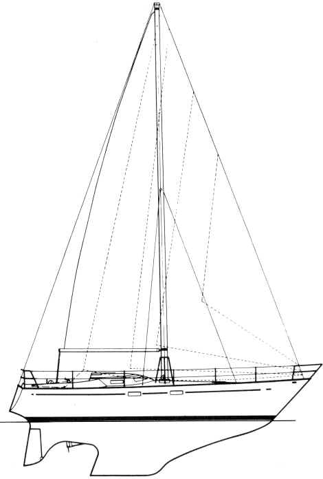 Drawing of Offshore 34 (Anderson)