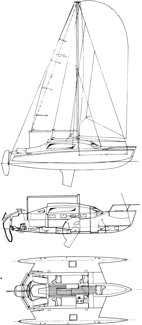 Drawing of Telstar 8M