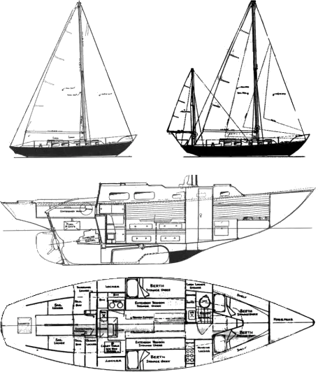 Drawing of Allied Seabreeze 35