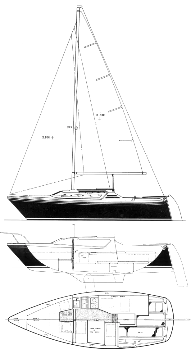 Drawing of North American 23