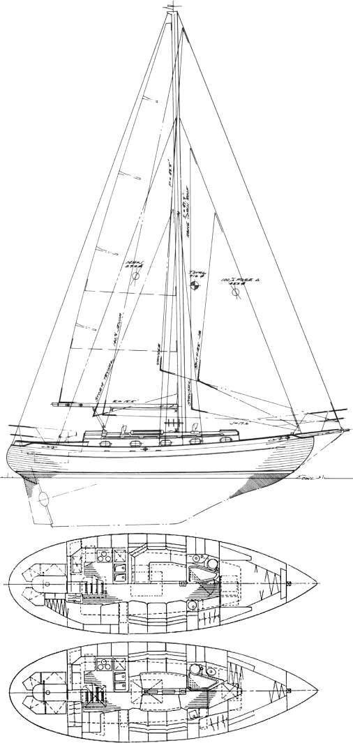 cutter in sailboat