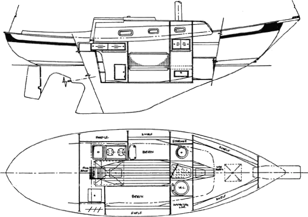 Drawing of Southern Cross 28