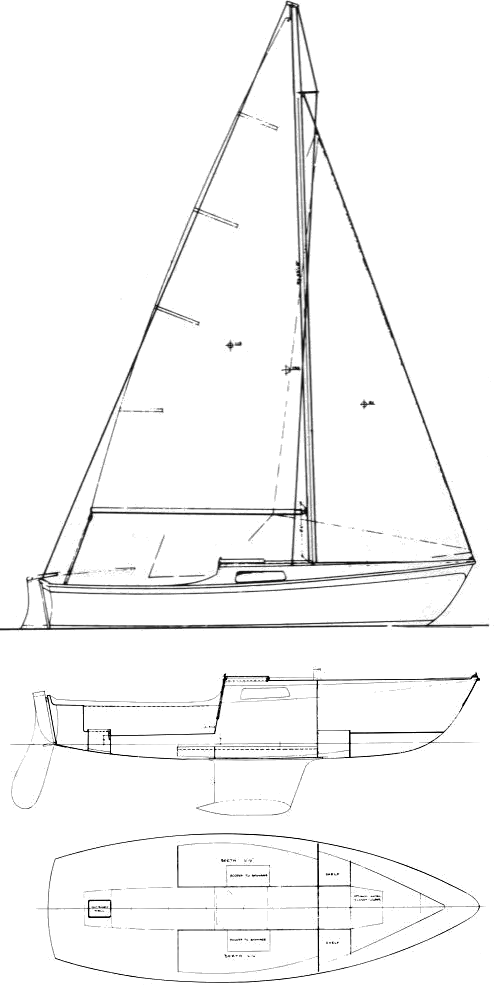 small sailboat ocean