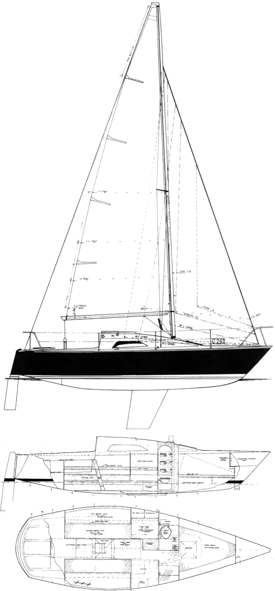 hunter europa sailboatdata