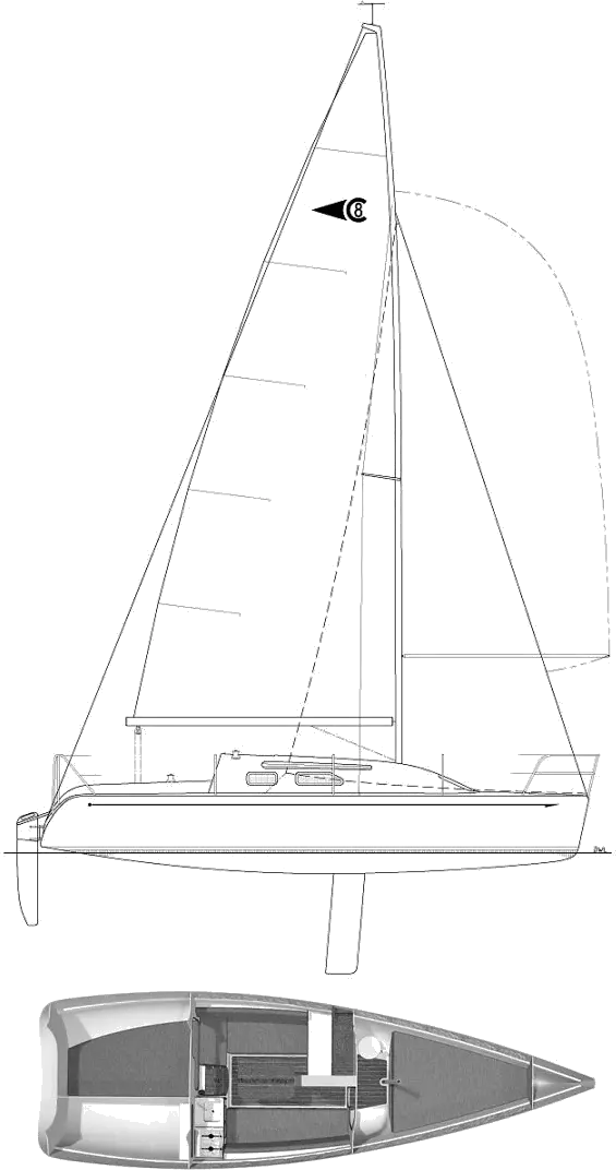 Drawing of Clubman 8
