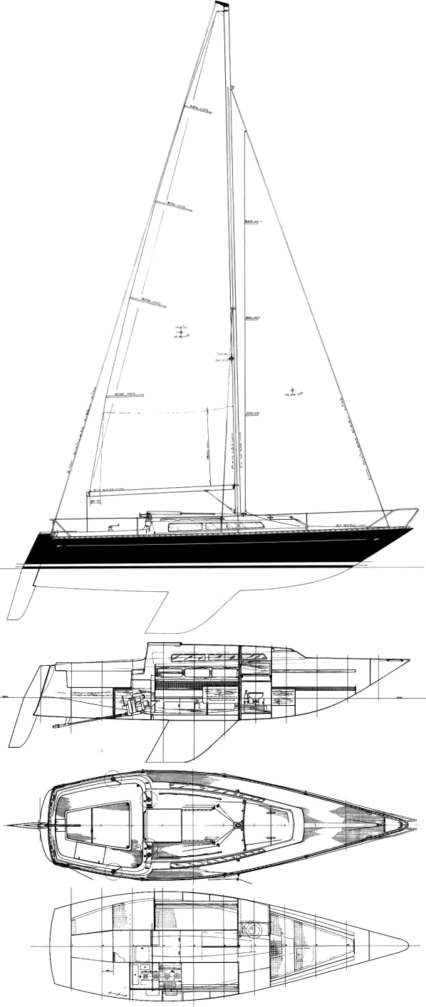 Drawing of Nordic Family Boat
