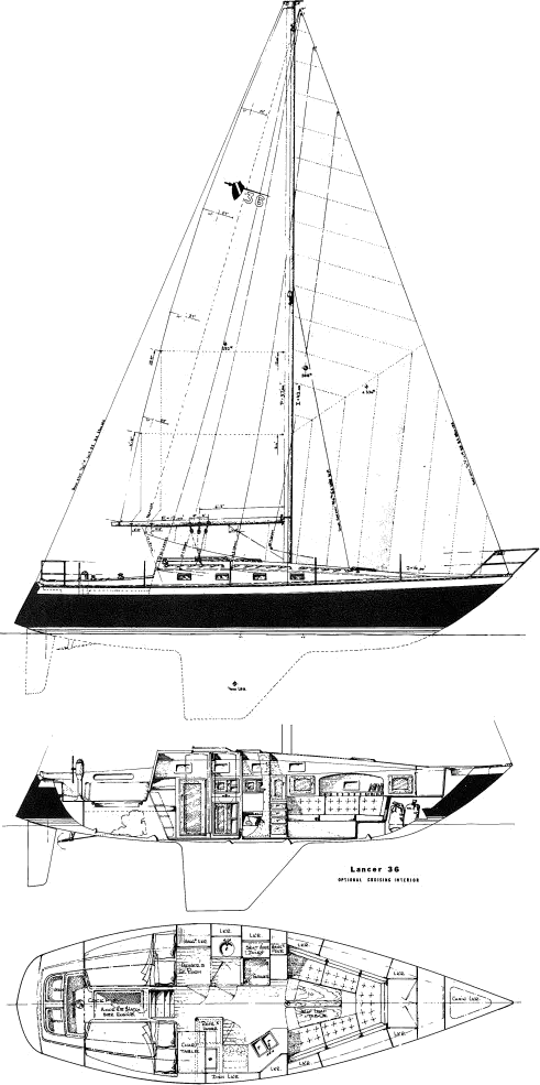 Drawing of Lancer 36