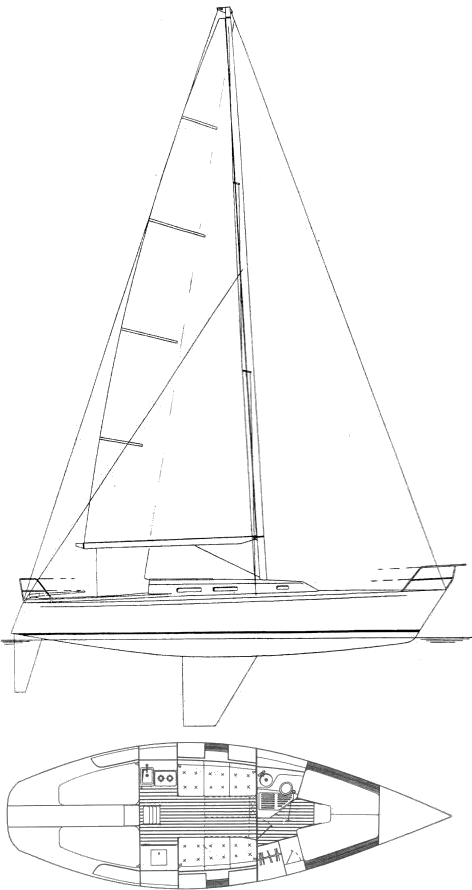 Drawing of J/35