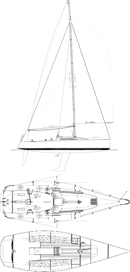 Drawing of Farr 39ML