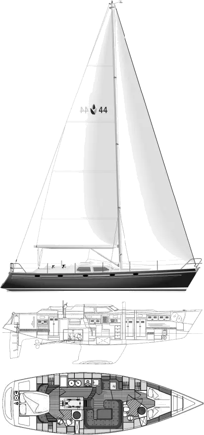 contest 36s sailboat