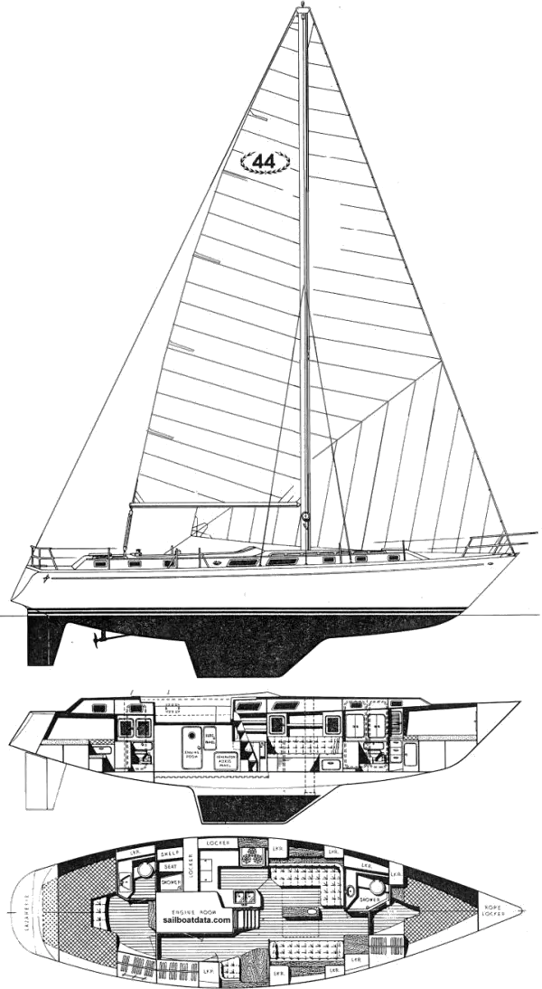 endeavor 45 sailboat