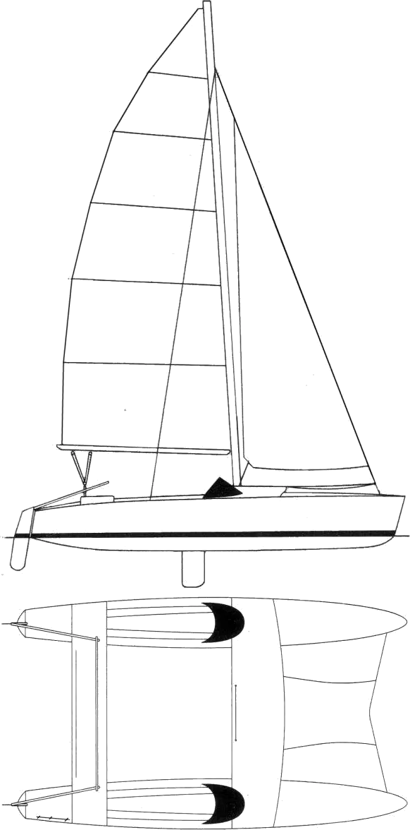 Drawing of Maine Cat 22