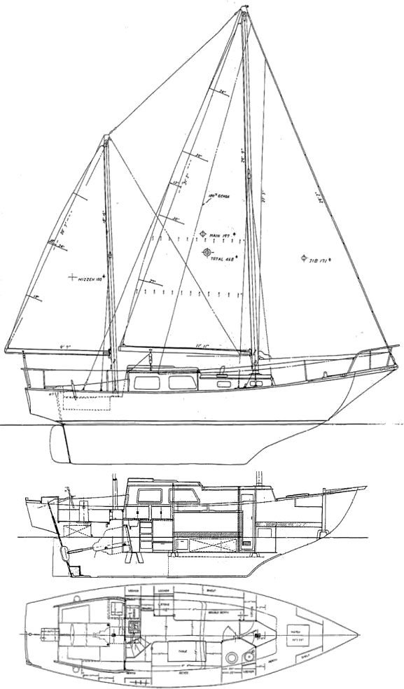Drawing of Mariner 31