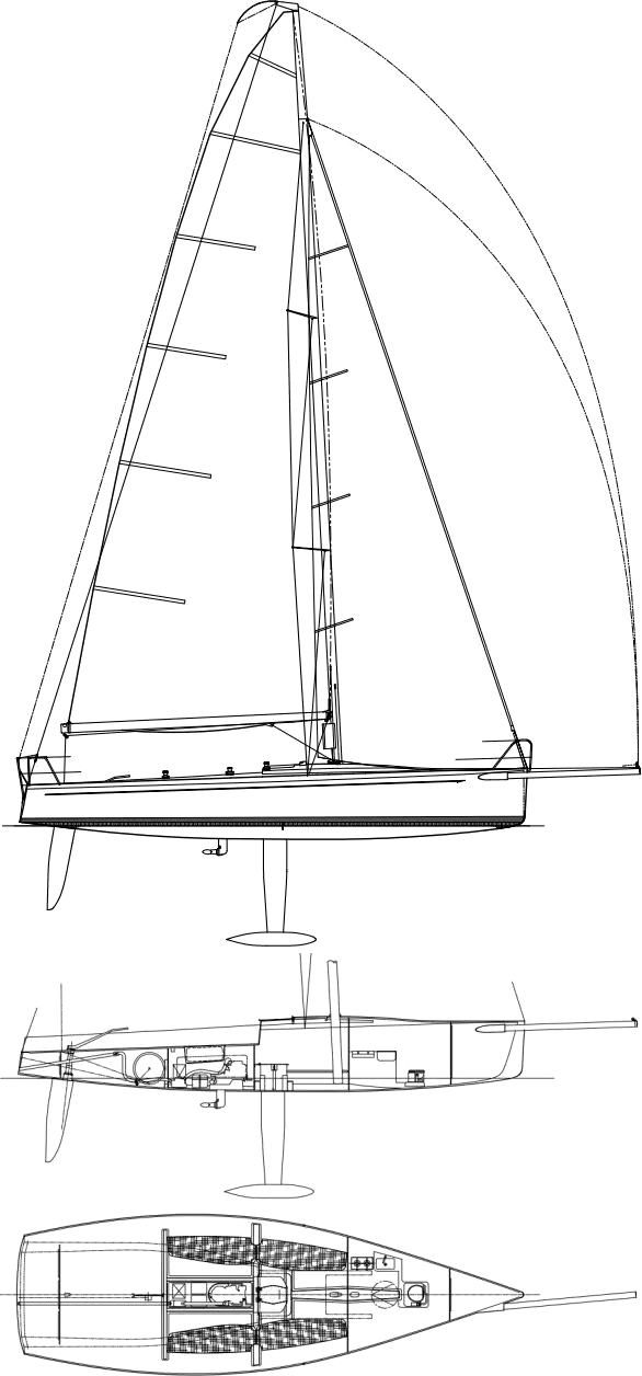 Drawing of Farr 36 OD - 2002