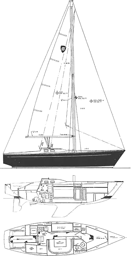 Drawing of Columbia 35