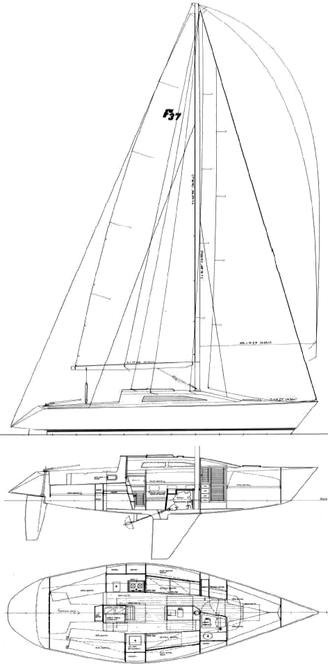 Drawing of Dickerson 37 (Farr)