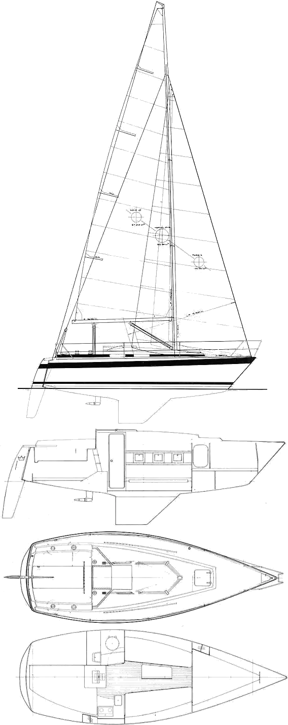 Drawing of Nordship 808